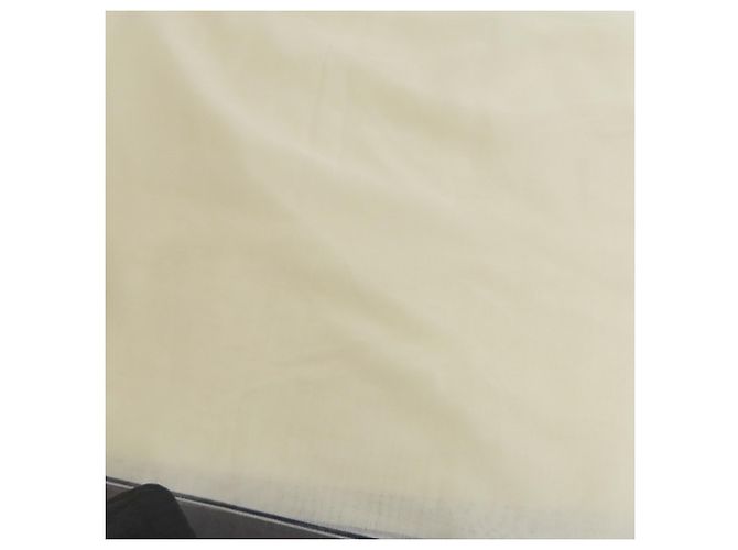 Grande Sciarpa Stola Estiva Chanel Marrone Bianco Blu - vista 6