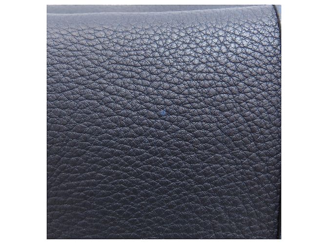 Hermès Borsa Hermes Garden Party PM in Navy Blu navy - vista 12