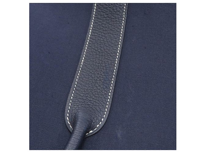 Hermès Borsa Hermes Garden Party PM in Navy Blu navy - vista 14