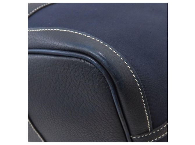 Hermès Borsa Hermes Garden Party PM in Navy Blu navy - vista 17