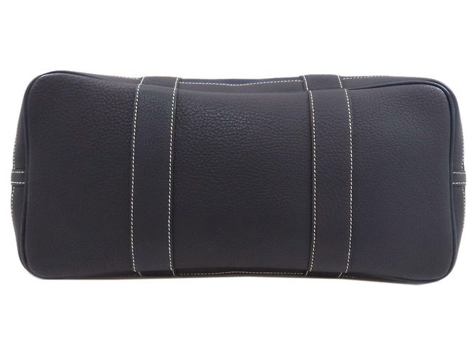 Hermès Borsa Hermes Garden Party PM in Navy Blu navy - vista 4