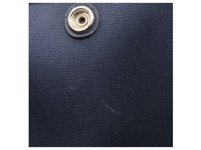 Hermès Borsa Hermes Garden Party PM in Navy Blu navy - vista 7