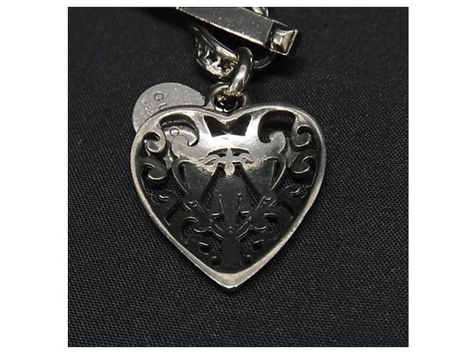 Collana Gucci Crest Heart Silver Argento - vista 4
