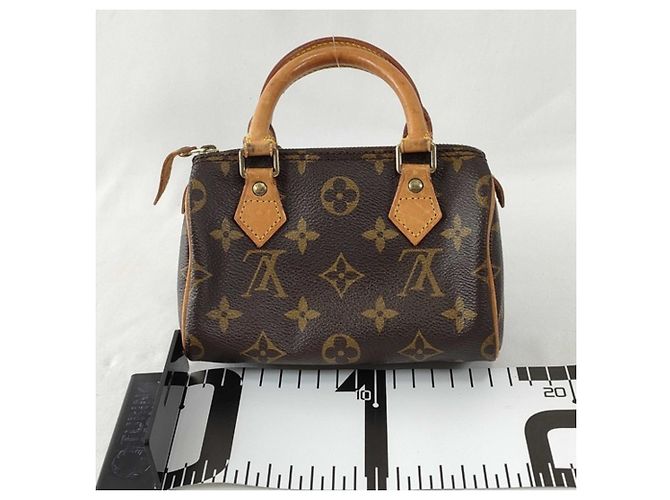 Borsa a mano Louis Vuitton Nano Speedy Marrone - vista 2