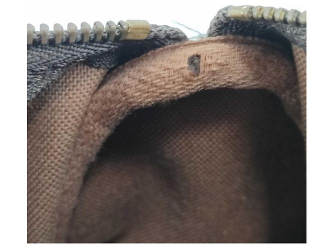 Borsa a mano Louis Vuitton Nano Speedy Marrone - vista 9