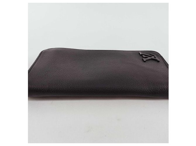 Louis Vuitton Long Wallet Aerogram Zippy Vertical Black - view 4