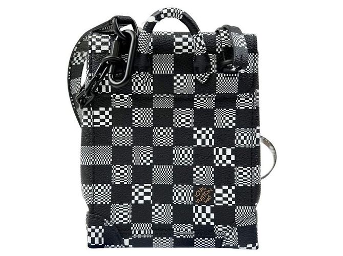 Borsa a tracolla Louis Vuitton Steamer XS Nero Bianco - vista 2