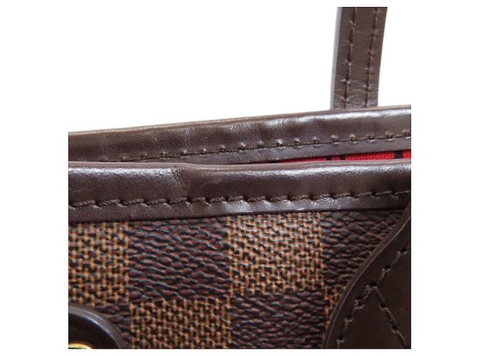 Bolso Tote Louis Vuitton Neverfull PM Damier ebene - vista 9