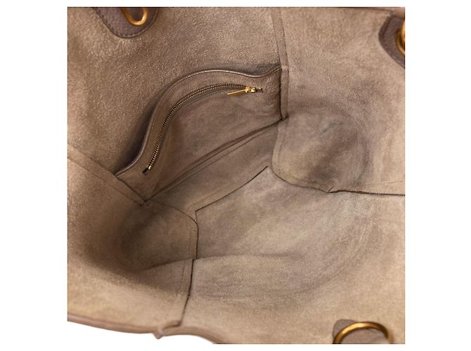 Céline Borsa a tracolla Celine Sangle Bucket Small Grigio - vista 5
