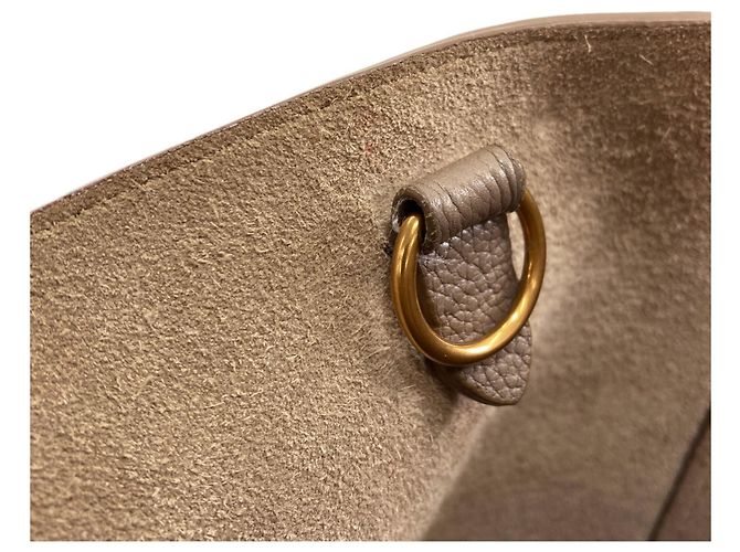 Céline Borsa a tracolla Celine Sangle Bucket Small Grigio - vista 6