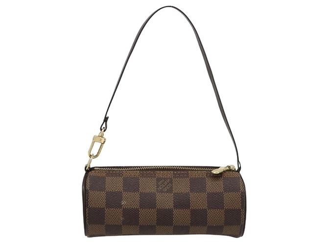 Louis Vuitton Papillon Pochette Damier Marrone - vista 2