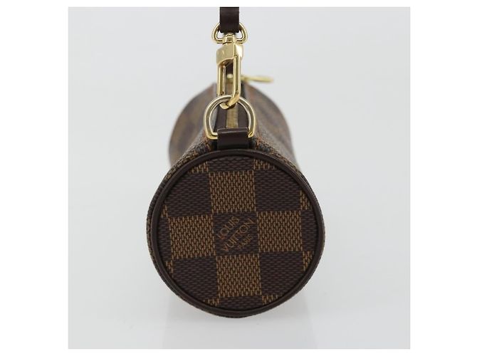 Louis Vuitton Papillon Pochette Damier Marrone - vista 3