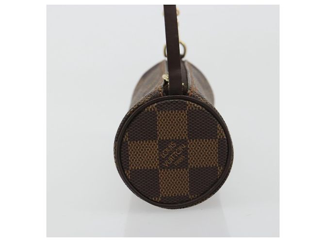 Louis Vuitton Papillon Pochette Damier Marrone - vista 4