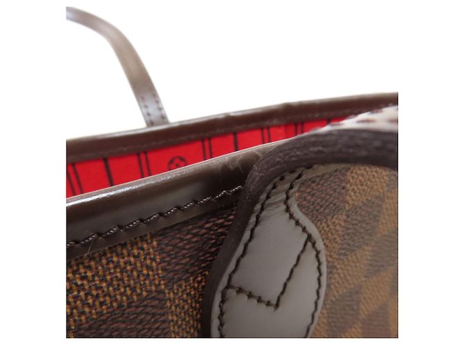 Borsa Tote Louis Vuitton Neverfull MM Damier ebene - vista 14