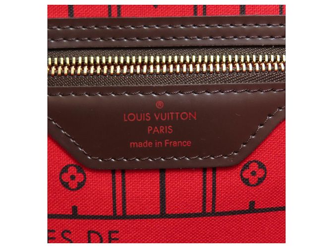 Borsa Tote Louis Vuitton Neverfull MM Damier ebene - vista 6