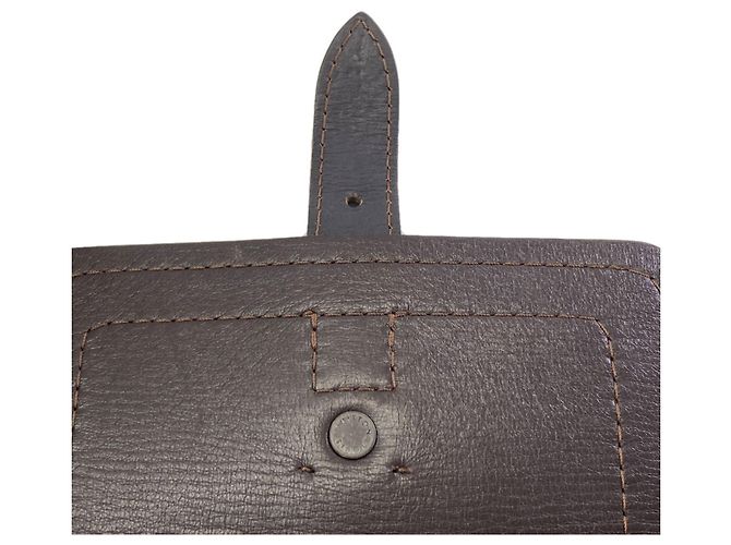 Louis Vuitton M92995 Utah Series Yuma Shoulder Bag Marron foncé - vue 8
