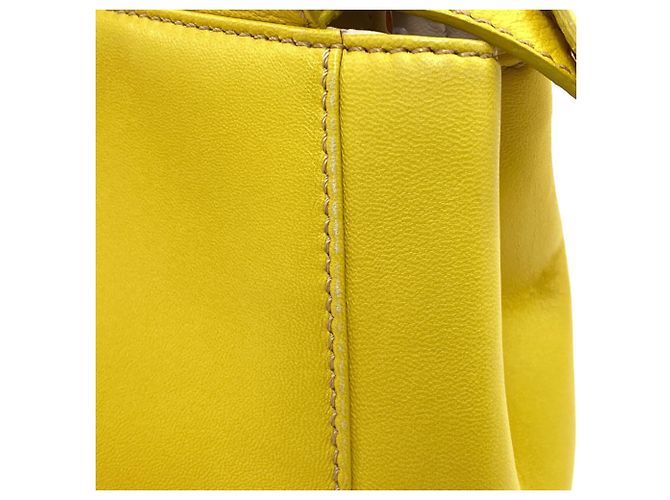 Borsa a mano Fendi Peekaboo Mini Blu Giallo - vista 14