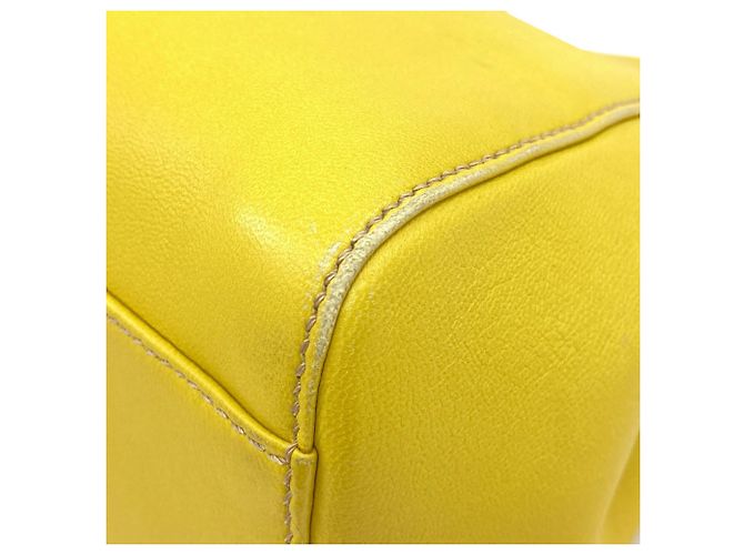 Borsa a mano Fendi Peekaboo Mini Blu Giallo - vista 19