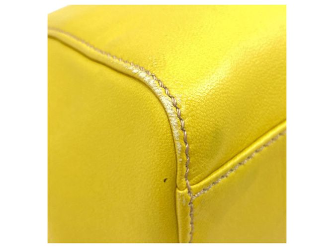 Borsa a mano Fendi Peekaboo Mini Blu Giallo - vista 20