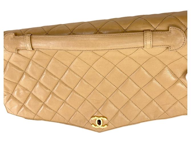 Borsa Chanel Matelassé Beige - vista 16