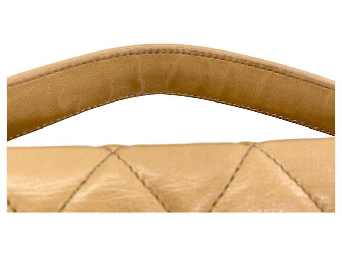 Borsa Chanel Matelassé Beige - vista 17