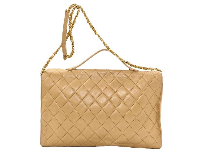 Borsa Chanel Matelassé Beige - vista 2
