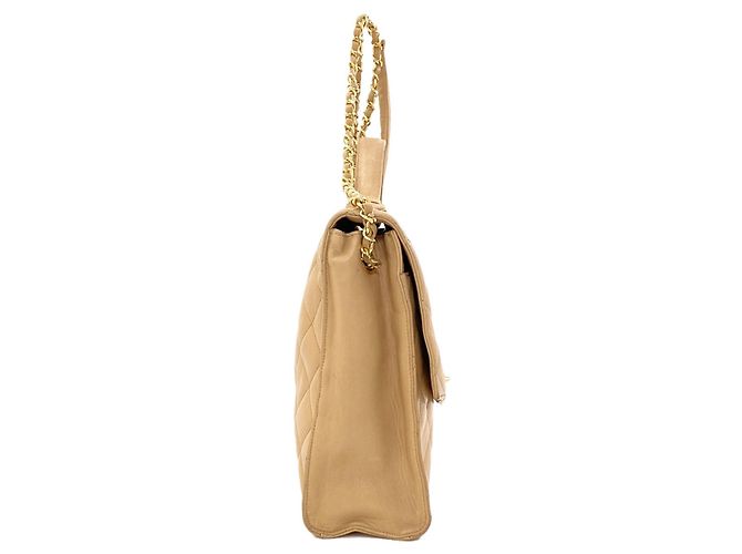 Borsa Chanel Matelassé Beige - vista 3