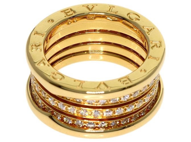 Bulgari Anello Bvlgari B.zero1 a 4 bande in oro giallo - vista 4