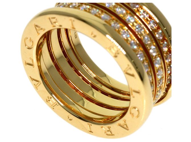Bulgari Anello Bvlgari B.zero1 a 4 bande in oro giallo - vista 6