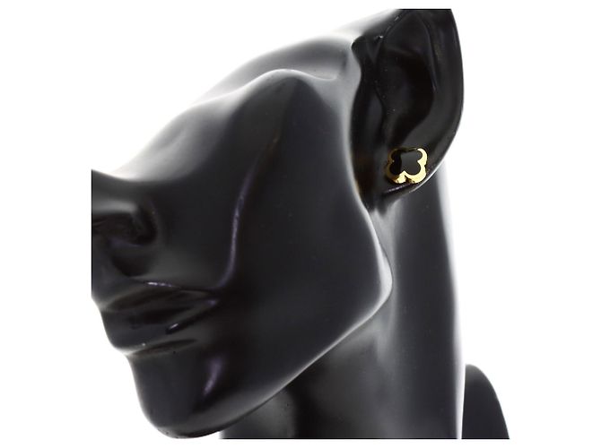 Orecchini Pure Alhambra Onyx Van Cleef & Arpels - vista 4