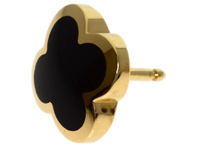 Orecchini Pure Alhambra Onyx Van Cleef & Arpels - vista 5