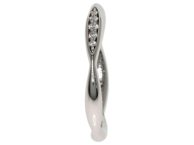 Chanel Half Eternity Diamantring aus Platin - Ansicht 3