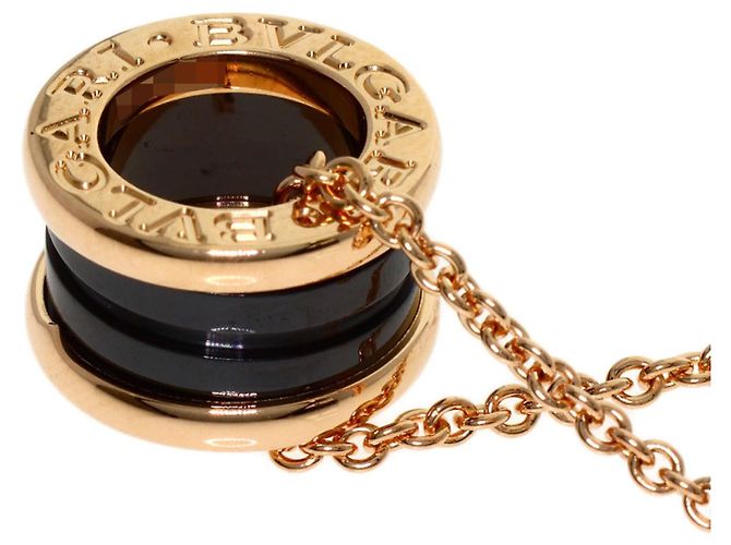 Bulgari Collana Bvlgari B.zero1 in ceramica nera e oro rosa 18K - vista 3