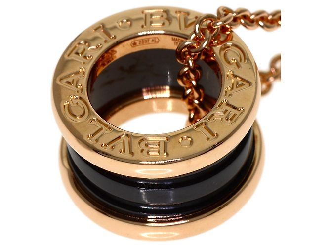 Bulgari Collana Bvlgari B.zero1 in ceramica nera e oro rosa 18K - vista 7