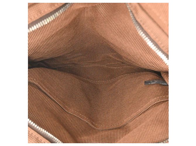 Hermès Hermes Herline Ad PM Nylon Canvas Tote Rucksack Braun - Ansicht 10