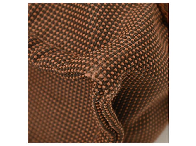 Hermès Hermes Herline Ad PM Nylon Canvas Tote Rucksack Braun - Ansicht 14