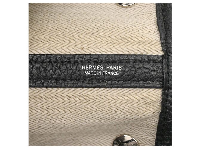 Hermès Borsa Hermes Garden PM Negonda in Nero - vista 12