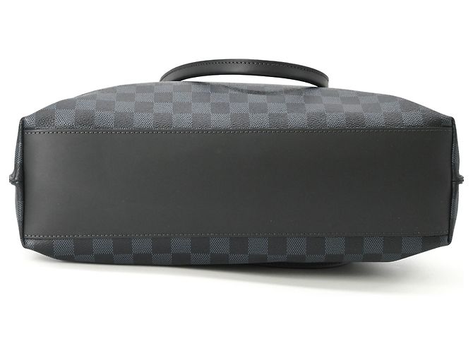Borsa Louis Vuitton Damier Graphite Cabas Voyage Blu navy - vista 5