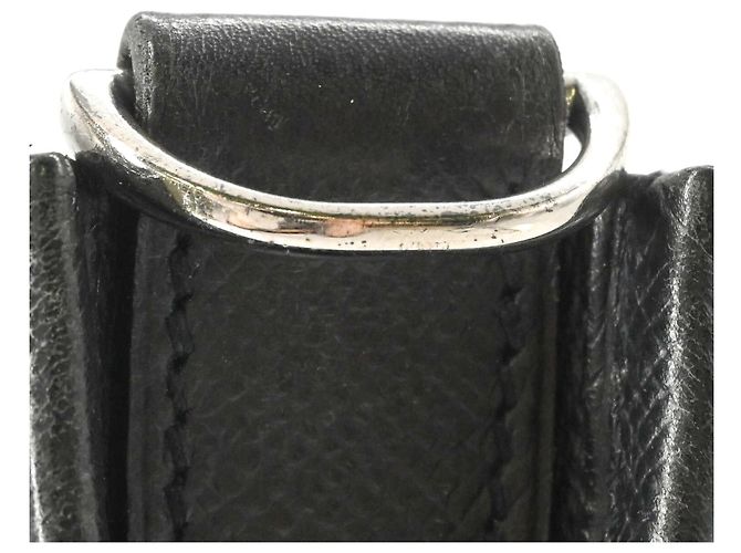 Hermès Borsa a tracolla Hermes Evelyne 2PM in pelle Epsom nera Nero - vista 15