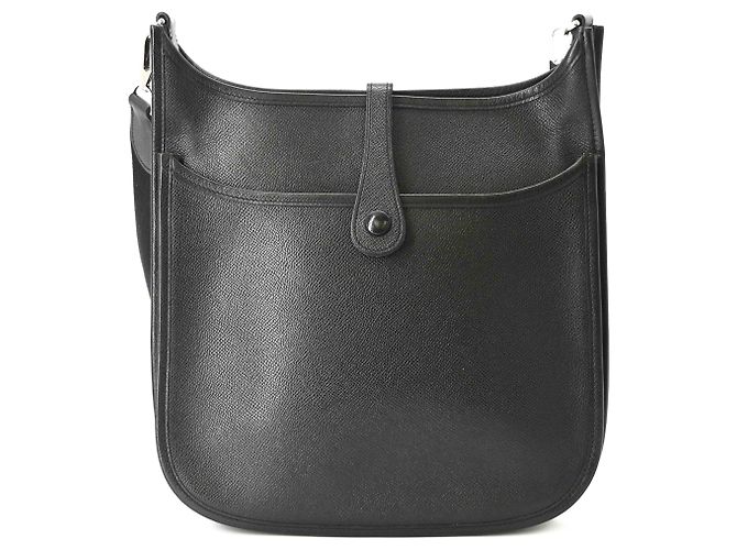 Hermès Borsa a tracolla Hermes Evelyne 2PM in pelle Epsom nera Nero - vista 2