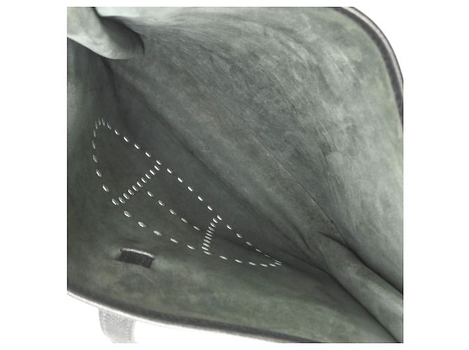 Hermès Borsa a tracolla Hermes Evelyne 2PM in pelle Epsom nera Nero - vista 8