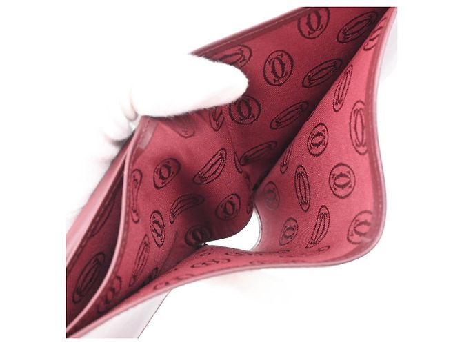 Cartera bi-fold Cartier Must Line Burdeos - vista 11