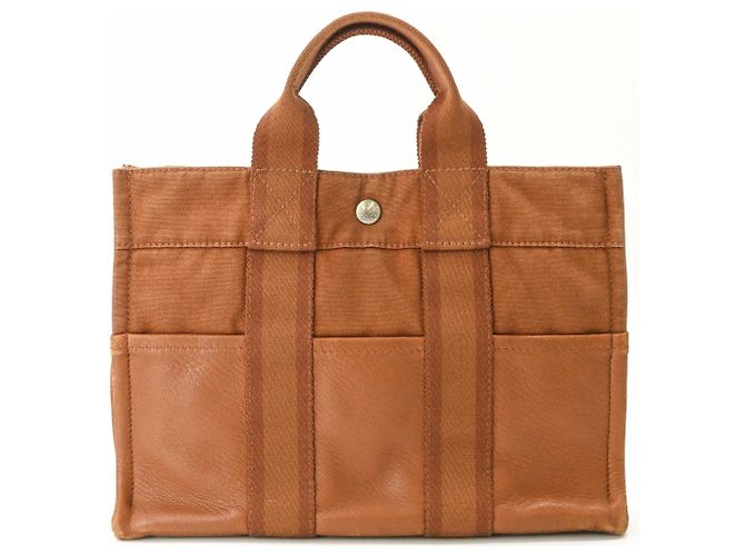 Hermès Borsa Fourre-Tout PM Hermes Marrone - vista 2