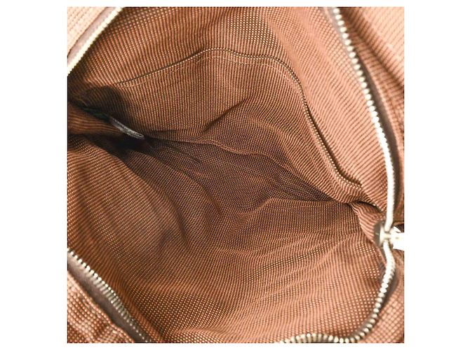 Hermès Hermes Herline Ad PM Nylon Canvas Tote Rucksack Braun - Ansicht 11