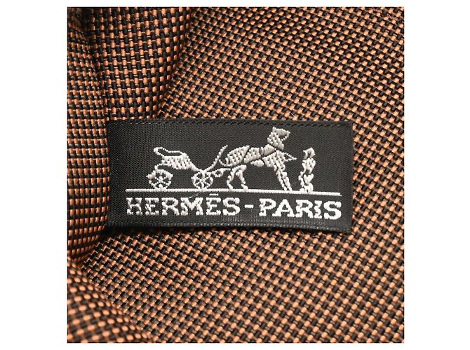 Hermès HERMES Herline Ad MM Nylon Canvas Tote Backpack Braun - Ansicht 12