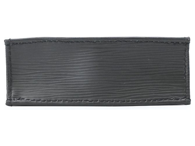 Borsa a tracolla Louis Vuitton Epi Petite Sac Plat Nero - vista 5
