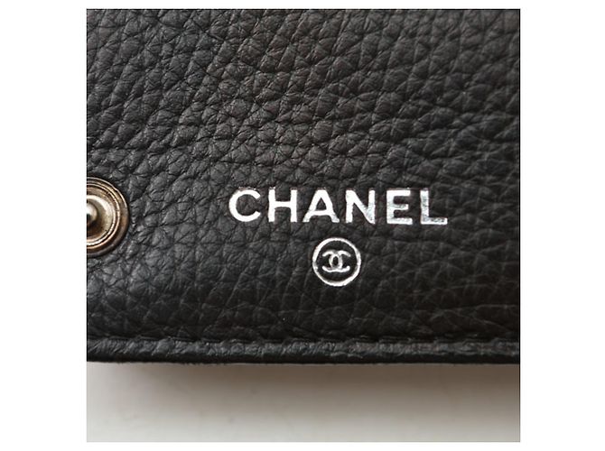 Cartera larga Chanel de piel negra Negro - vista 10