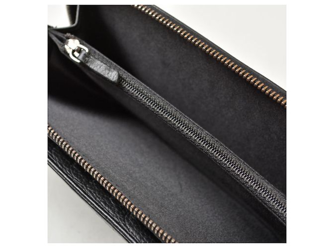 Cartera larga Chanel de piel negra Negro - vista 13