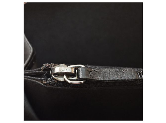 Cartera larga Chanel de piel negra Negro - vista 14