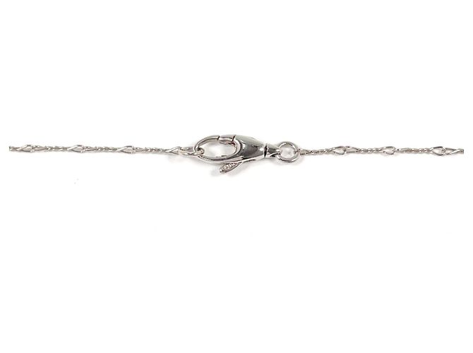 Collana GUCCI Heart Interlocking G Argento - vista 4